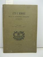 Atti e memorie della R. Accademia Virgiliana di Mantova, anno MCMXIV, nuova serie, vol. VII, parte I: Maestro Anselmo mantovano e il suo tentativo di soppiantare il Pomponazzo nello studio di Padova Il teatro musicale veneziano del secolo XVIII La