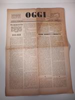 Oggi. Settimanale di lettere ed arti, anno I, num. 18-19