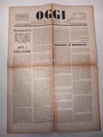 Oggi. Settimanale di lettere ed arti, anno I, num. 30