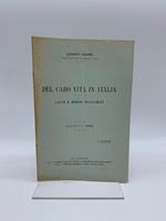 Del caro vita in Italia. Cause e rimedi trascurati. Agosto 1926