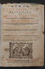 Nuovo leggendario della vita di Maria Vergine Immacolata Madre di Dio et delli Santi Patriarchi et Profeti