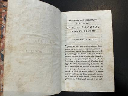 Elogio di Giuseppe Rovelli - copertina