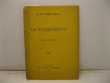 Lo strambotto piemontese - copertina