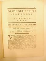 Ricerche fisiologiche sulle malattie e deperimento d'alcune piante nelle serre con un piano di costruzione di queste SEGUE Osservazioni sulla traspirazione delle piante e sull'ordine con cui le gocce della rugiada su di esse stanno