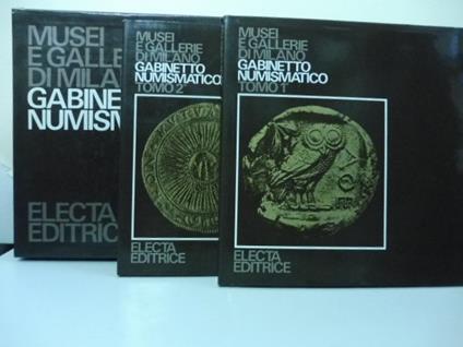 Musei e gallerie di Milano. Gabinetto numismatico, tomo I e II - copertina