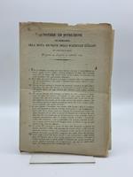 Notizie ed istruzioni pei concorrenti alla sesta riunione degli scienziati italiani che avra' luogo in Milano ... 1844. (Segue): Istruzioni per l'ammissione ... alle mense... (Segue): La citta' di Milano... dispone L. 10.000 destinate ... a grandiose