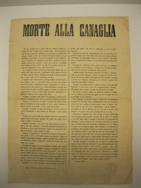 Morte alla canaglia - copertina