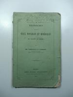 Recherches sur les eaux potables et minerales du bassin de Rome