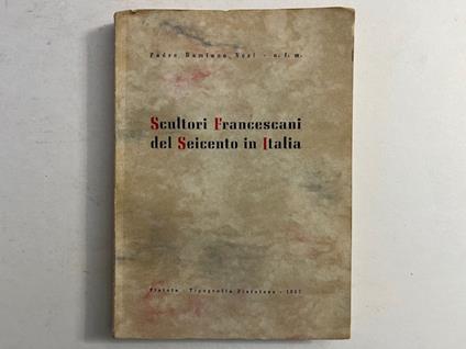 Scultori francescani del Seicento in Italia - copertina