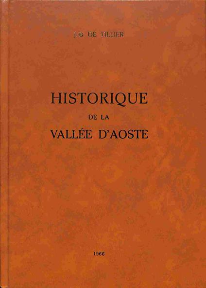 Historique de la Valle D'Aoste - copertina
