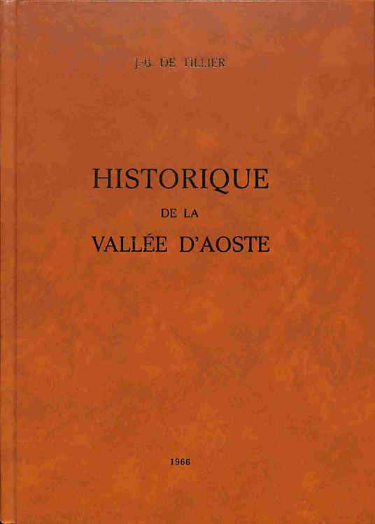 Historique de la Valle D'Aoste - copertina