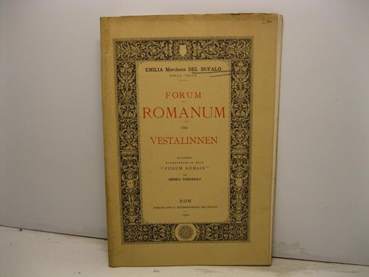 Forum Romanum und Vestalinnen - copertina