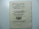 Pro restituendo et conservando disciplinae regularis candore in Calaritana provincia S. Saturnini... decreta edita ab illustrissimo Don Josepho Augustino Delbequio