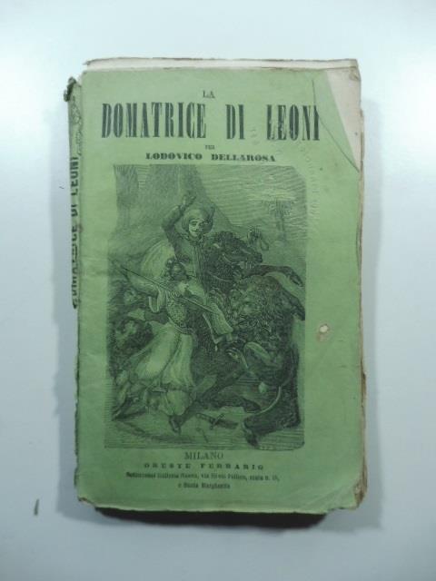 La domatrice di leoni o Matilde d'Arnstein - copertina