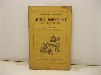 Arbres d'ornement de pleine terre. 40 gravures - copertina