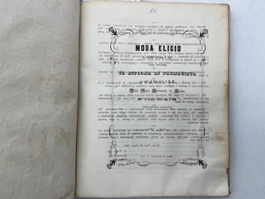 Moda Eligio da Giaveno (provincia di Susa) onde ottenere il Diploma di Farmacista... Saggio chimico sulle combinazioni della morfina cogli acidi - copertina