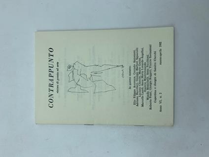 Contrappunto. Rivista di poesia ed arte, anno VI, n. 2, marzo-aprile 1982 - copertina