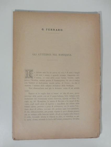 Gli attitidos nel Ramajana - copertina