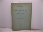 Pietro Metastasio e il suo teatro. Estratto dal periodico La Rassegna Italiana del 15 luglio 1886