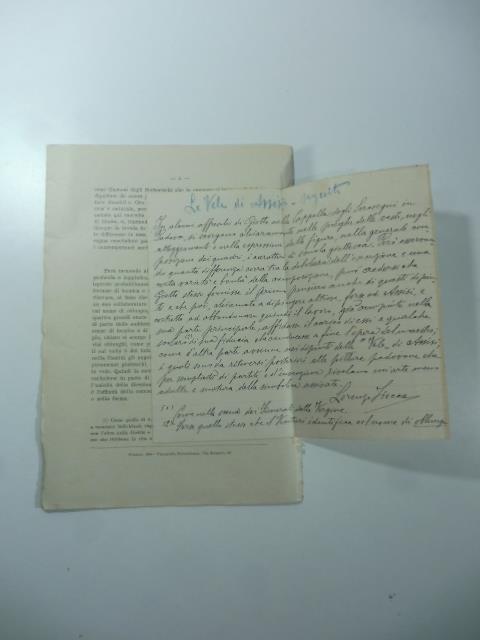 Le 'Vele' di Assisi. Estr. dall'Arte e storia. Fasc. 8. 1914 - copertina