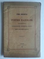 Cenni biografici su Pietro Kandler triestino giureconsulto, archeologo, storico morto il CVIII gennaio MDCCCLXXII