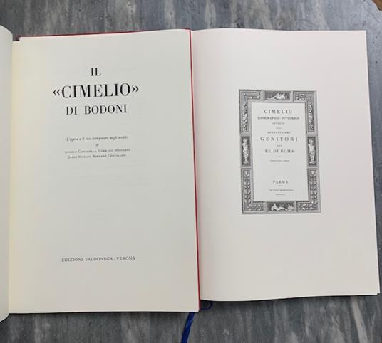 Cimelio tipografico-pittorico offerto agli augustissimi genitori del Re di Roma [ristampa anastatica] - copertina