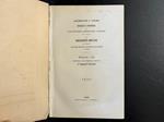Locomozione a vapore. Possibilita' e convenienza di costruire ferrovie minori in Italia. Dissertazione e tesi