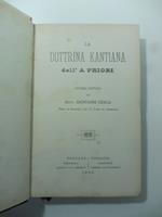 La dottrina kantiana dell'apriori. Studio critico