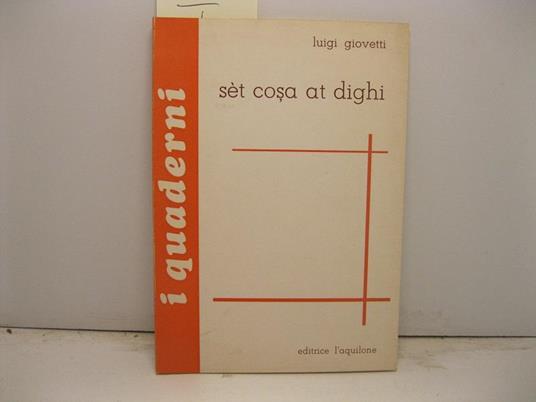 Set cosa at dighi - copertina
