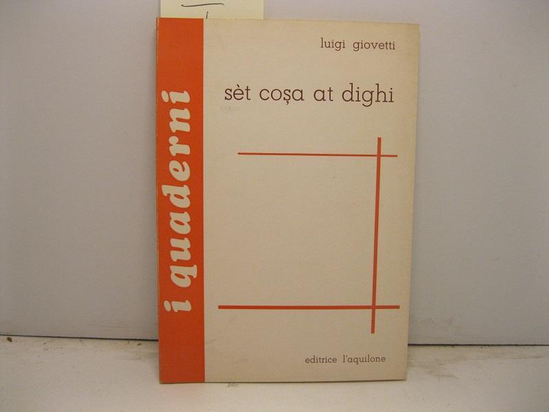 Set cosa at dighi
