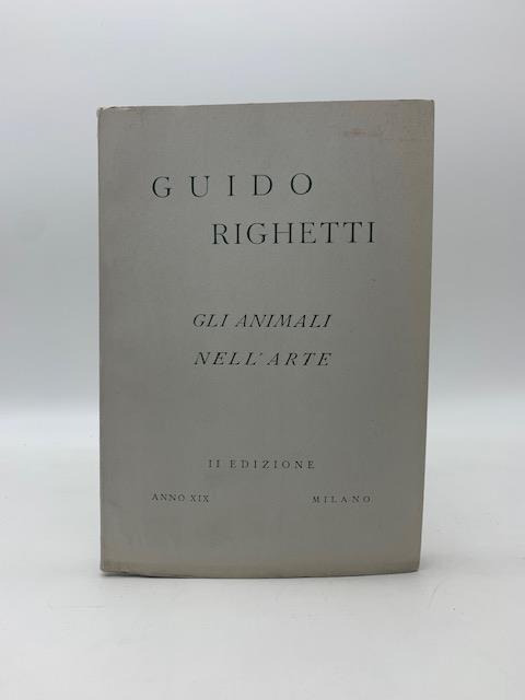 Guido Righetti. Gli animali nell'arte - copertina