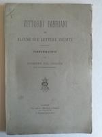 Vittorio Imbriani ed alcune sue lettere inedite. Commemorazione