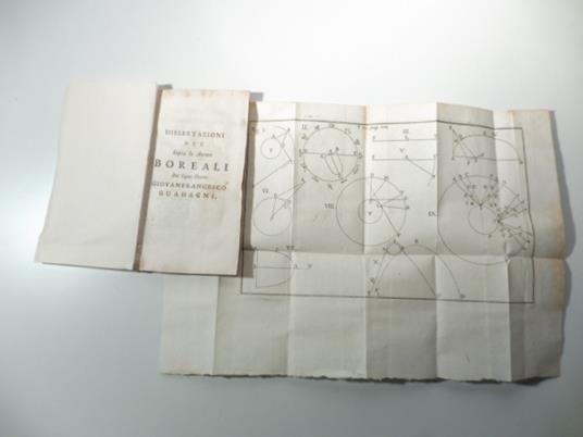 Dissertazioni due sopra le aurore boreali - copertina