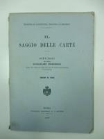Il saggio delle carte. Studio del signor Guglielmo Herzberg direttore della sezione per l'analisi delle carte nel R. istituto tecnico-meccanico di Charlottenburg. Traduzione dal tedesco