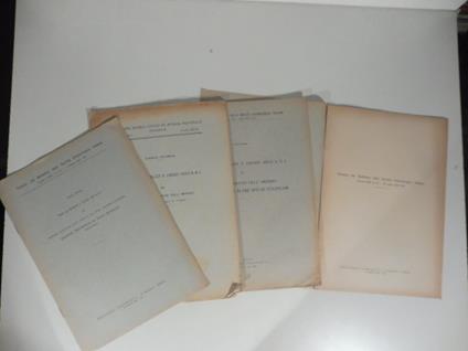 Studi sui mutillidi e crisidi dell'Africa orientale italiana, 5 fascicoli - copertina