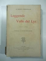 Leggende della Valle del Lys. Versione di C. Coggiola. Prefazione di Antonio Fogazzaro
