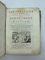 Esposizione anatomica della struttura del corpo umano del Winslow tradotta dal franzese. Si aggiungono gli Opuscoli tratti dalle Memorie dell'Accademia delle Scienze di Parigi... Tomo primo (-secondo)