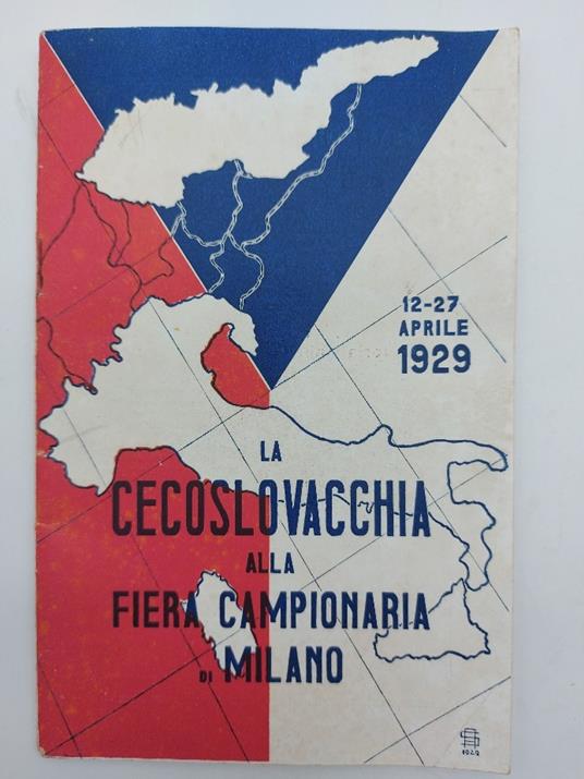 Guida catalogo dell'Esposizione cecoslovacca nel Padiglione di Stato alla Fiera campionaria di Milano 1929 - copertina