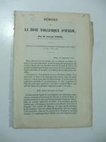 Memoire sur la zone volcanique d'Italie