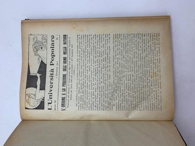 L' Universita' popolare, anno XI, 1911 (Annata completa)