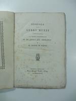 Epistola di Luigi Muzzi contenente la nuova esposizione di un luogo del Petrarca e di alcuni di Dante