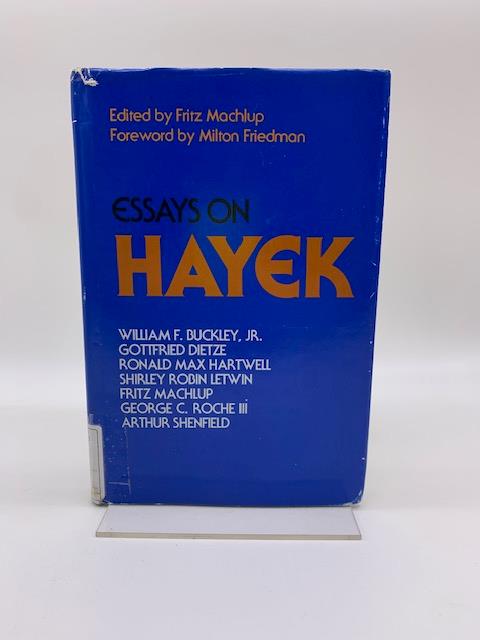 Essays on Hayek - copertina