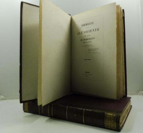 Rimembranze intorno all'oriente del Visconte di Marcellus ministro plenipotenziario. Prima versione italiana. Volume primo (- secondo) - copertina