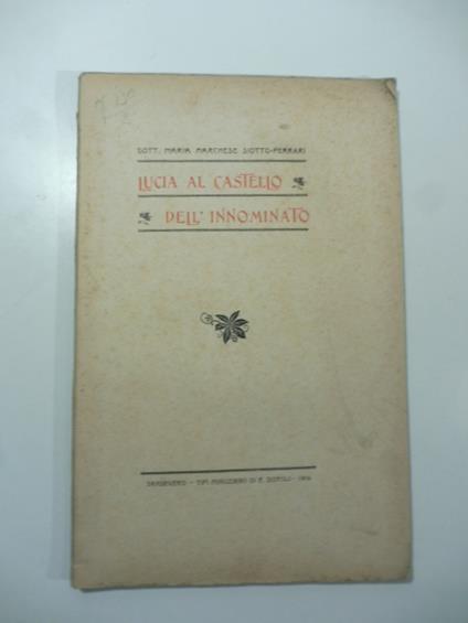Lucia al Castello dell'Innominato - copertina