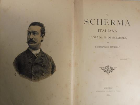 La scherma italiana di spada e di sciabola per Ferdinando Masiello - copertina