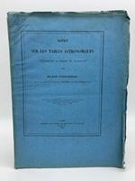 Notice sur les tables astronomiques attribuees a Pierre III d'Aragon