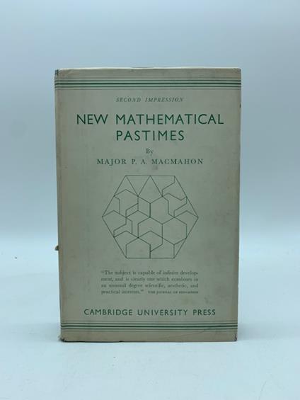 New mathematical pastimes - copertina