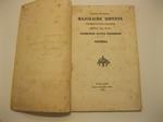 Intorno ad alcune majoliche dipinte che esistono nella collezione del nobile Signor Cavaliere Domenico Mazza Pesarese. Lettera