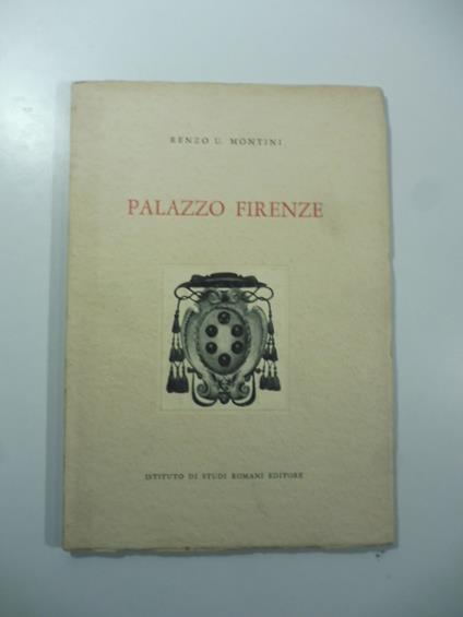 Palazzo Firenze - copertina