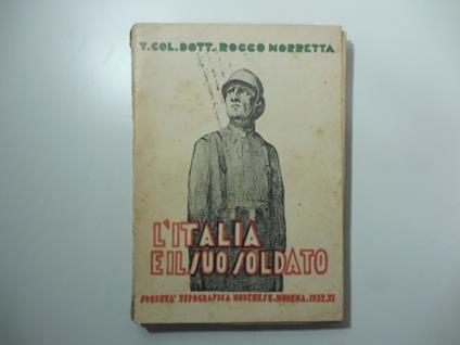 L' Italia e il suo soldato - copertina
